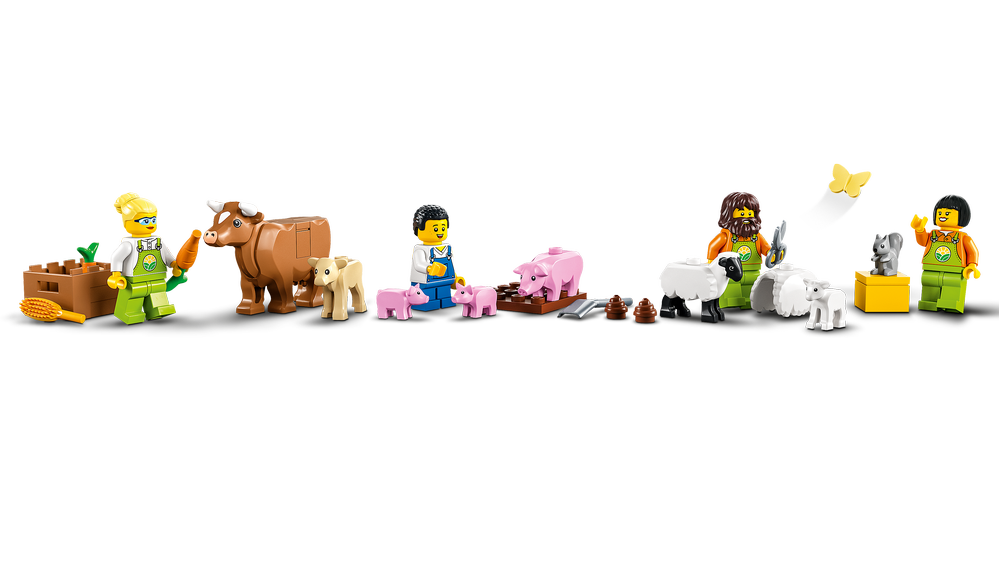 Bauernhof mit Tieren