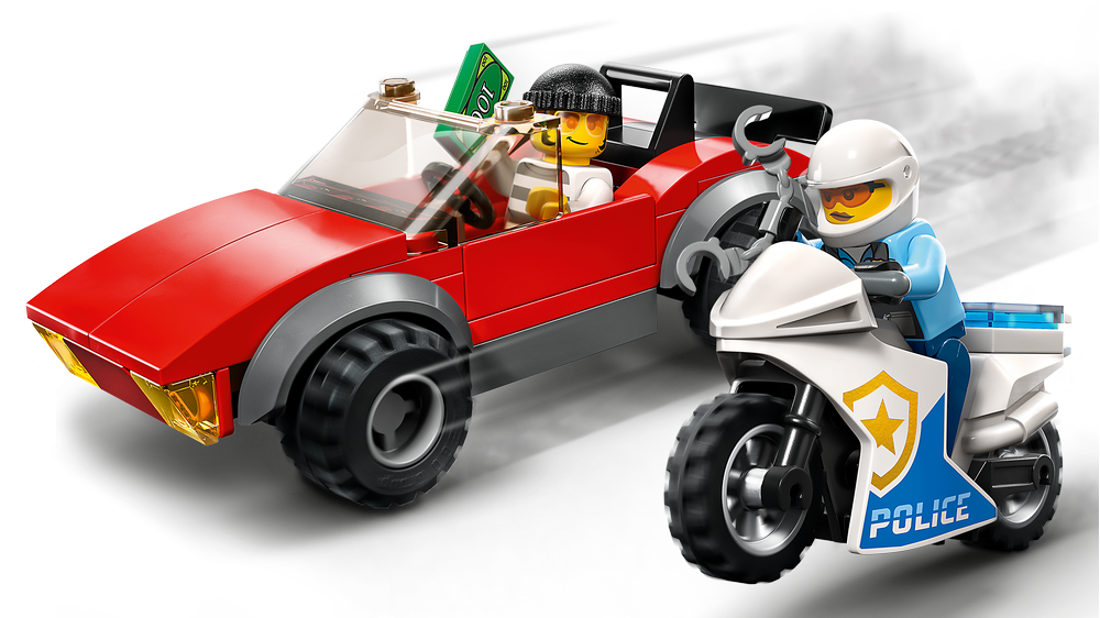 Verfolgungsjagd mit dem Polizeimotorrad