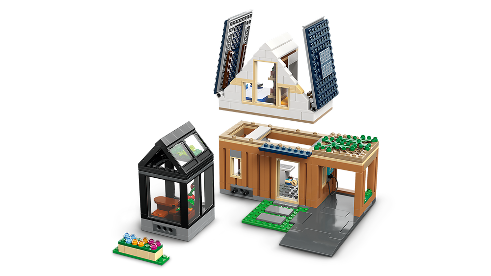 Familienhaus mit Elektroauto