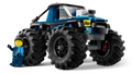 Blauer Monstertruck