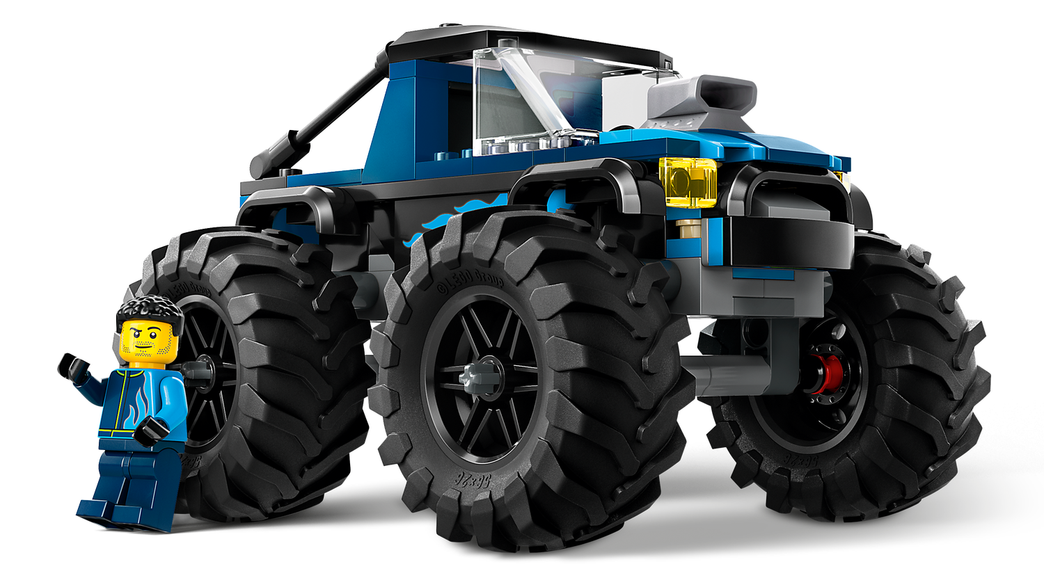 Blauer Monstertruck